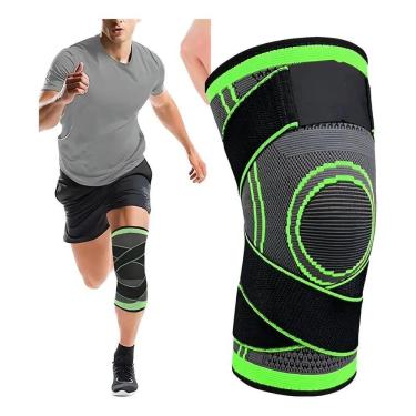 Imagem de 2X Joelheira Articulada Ortopedica Compressão Ajuste Refor