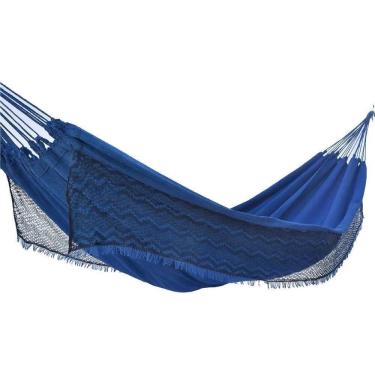 Imagem de 2X Rede Dormir Descanso Casal Tecido Algodão Resistente Je