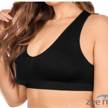 Imagem de Top Costas Nadador com Bojo Removível Zee Rucci 0300-070, Preto, G3