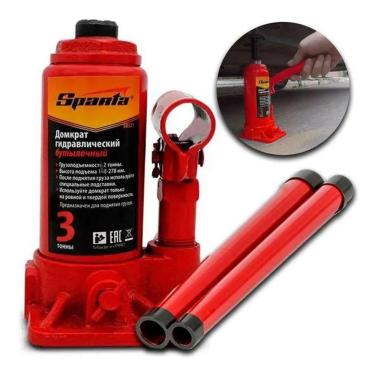 Imagem de Macaco Hidráulico Garrafa 3 Toneladas Sparta