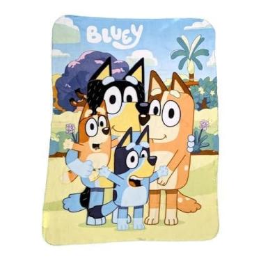 Imagem de Cobertor macio e sedoso Bluye Happy Family 101,6 cm x 127 cm