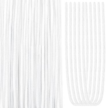 Imagem de TOAOB 100 peças de limpadores de cachimbo longos, hastes brancas de chenille, varas difusas de 61 cm, suprimentos de artesanato para projetos de arte DIY, decorações de casa