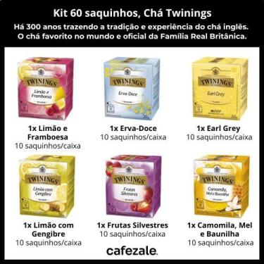 Imagem de Chá Importado, Twinings, 6 Caixas Com 10 Saquinhos