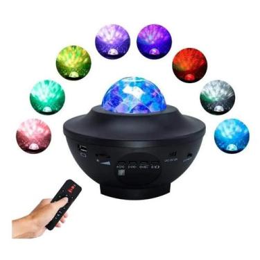 Imagem de Luminária Abajur Gira Projetor Musica Bluetooth Usb Luz Led - Prime, G