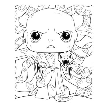 Imagem de Livro de Colorir Oficial Funko Pop! - Dos Filmes de Harry Potter