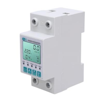 Imagem de Luocute Wifi Smart Power Meter, 63A Monitor de Energia Medidor Com Tela LCD, Controle Remoto de Aplicativos, Cronograma e Função do Temporizador, Guarda de Vazamento de Corrente de