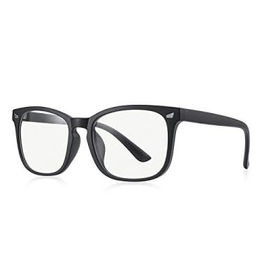 Imagem de Óculos de sol masculinos para mulheres, retrô, moderno, masculino, feminino, clássico, óculos de sol, Armação preta fosco/lente Tra, Lens Width: 52 Millimeters