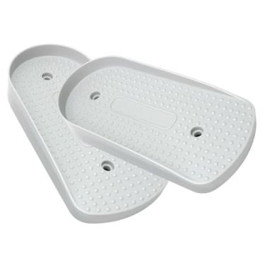Imagem de Generic 2 peças de pedal de escada para máquina de escalada, suporte estável, suprimentos de reposição, equipamento de ginástica para treino em casa, Cinza