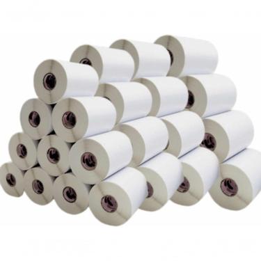 Imagem de 40 Rolos Etiqueta Bobina Adesiva Couchê 10x5cm (100x50mm)