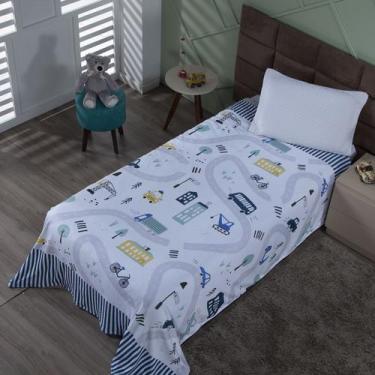 Imagem de Manta Soft Estampada Infantil Solteiro 2,20 x 1,55 Decoração Quarto Cr