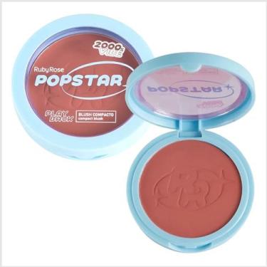 Imagem de Blush compacto playback popstar secrets hbm08-1 ruby rose