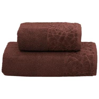 Imagem de Kit Jogo de Toalhas Dohler 2 Peças Banhão e Rosto Confort 500 g/m² 100