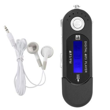 Imagem de Leitor de MP3, música portátil SUNGOOYUE, com tela LCD, rádio FM