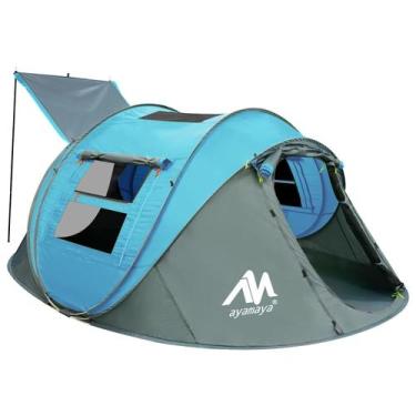 Imagem de Tenda AYAMAYA para 4 pessoas, pop-up, impermeável, instantânea, 300x22