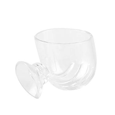 Imagem de Yctze Copo de Alimentação Acrílico Transparente para Peixes - Alimentador de Aquário de Minhoca Vermelha Com Ventosa - Ideal para Alimentação de Peixes de água Doce e Salgada
