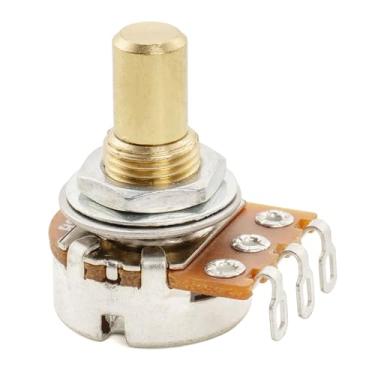 Imagem de Musiclily Pro B250K Mini Potenciômetro de Latão Métrico Sólido Curto 6,5 mm Potenciômetro Cônico Linear para Baixo Guitarra Elétrica