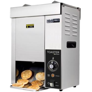 Imagem de Toaster Marcpro Tostadeira De Pão Vertical 2000w Marchesoni, Inox, 220