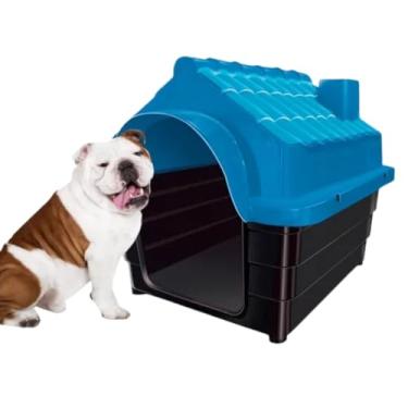 Imagem de Casinha De Cachorro Para Cachorro Pequeno e Médio Porte(Azul)
