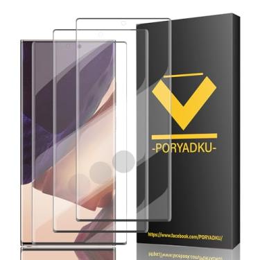 Imagem de XDesign Protetor de tela de vidro temperado para Samsung Galaxy Note 20 Ultra [3 peças], fácil instalação, dureza 9H, resistente a arranhões, impressão digital, compatível com protetor de tela de