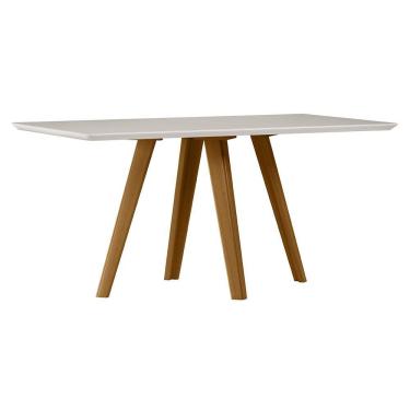 Imagem de Mesa Mariah 160x90cm - Ypê-off White