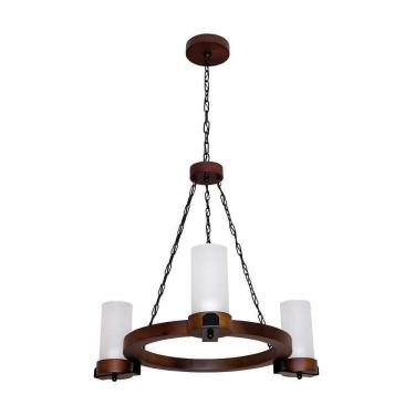 Imagem de Lustre Country Envelhecido 3 Lâmpadas 1103E