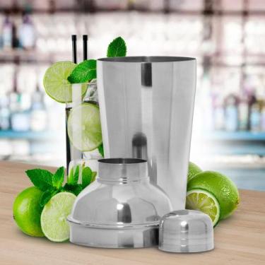 Imagem de Copo Coqueteleira 500ml Drinks Caipirinha Barman Restaurante - Quality