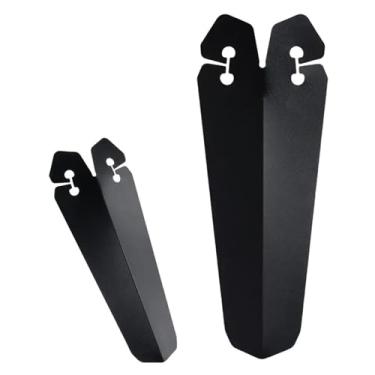 Imagem de Para-lama de bicicleta de alta resistência, dianteiro/traseiro, para bicicletas de estrada e mountain bikes, para-lama traseiro para pneus de ciclismo, peças para bicicletas com marcha fixa.(Black)