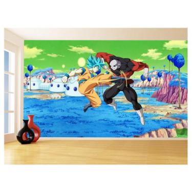 Imagem de Papel De Parede Dragon Ball Goku Vegeta Anime 3,5M Dbz416 - Você Decor