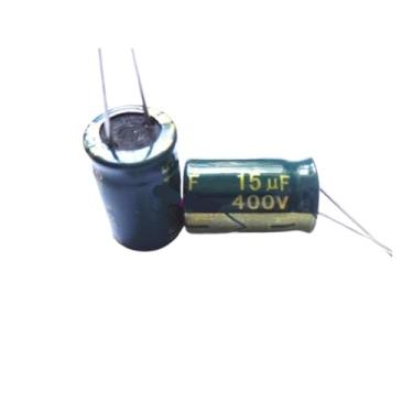 Imagem de 55 pçs/lote 15UF alta frequência baixa impedância 400V15UF capacitor eletrolítico de alumínio tamanho 10 * 17 S112 20%