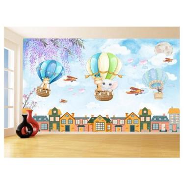 Imagem de Papel De Parede 3D Infantil Bichinos Floresta 3,5M Azs369 - Você Decor