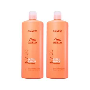 Imagem de Kit Wella Professionals Invigo Nutri Enrich Shampoo 1000ml - 2 Unidades-Unissex