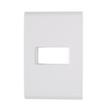 Imagem de Liz Placa 1 Posto Horizontal 4x2 Branca - Tramontina