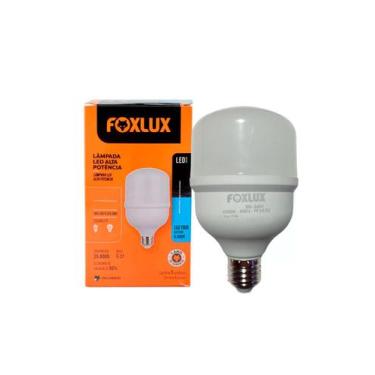 Imagem de Lâmpada Led 40w Bulbo E27 6500k 3200 Lumens Bivolt Foxlux, 110V 220V