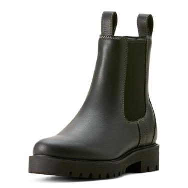 Imagem de Ariat Bota Chelsea feminina Wexford Lug Mid impermeável, Preto Jet, 35