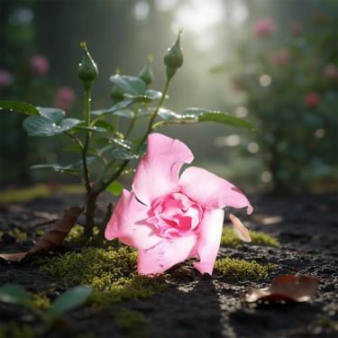 Imagem de Dipladenia Dobrada Rosa, Planta Trepadeira com Flores Rosa Vibrantes, 30cm a 40cm de Altura, Ideal para Pérgulas e Varandas