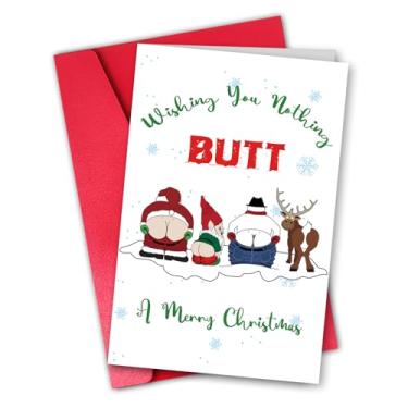 Imagem de ZYrelle Wishing You Nothing But Christmas Card for Men Women Funny Christmas Card for Husband Wife, Happy Xmas Gift for Family Friend, Hilarious Xmas Gift for Coleges Classmates
