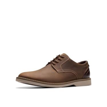 Imagem de Clarks Radcliff Low Oxford masculino, Couro de cera de abelha, 38