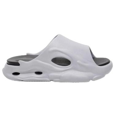 Imagem de Chinelo Masculino Nuvem Conforto Palmilha Removível Antiderrapante EVA Anatômico (Cinza, BR, Adulto, Faixa Numérico, 37, 38)