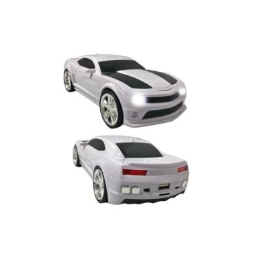 Imagem de Mini Caixa de Som Portátil 5W Bluetooth com Rádio FM, USB, Cartão SD e P2 – Bateria 1200mAh, 3h de Reprodução, Graves Intensos, Ideal para Casa, Trabalho e Lazer – Amarelo/Branco