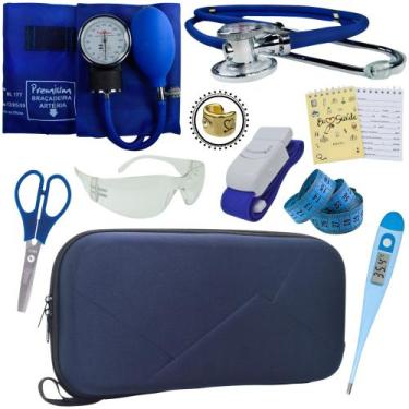 Imagem de Kit Enfermagem Com Case Premium Incoterm - Love Saude, AZUL PREMIUM