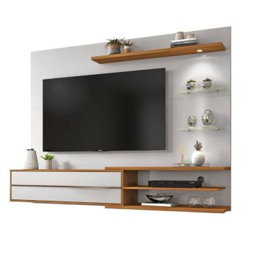 Imagem de Painel NT 1115 - TV ate 60 1 Porta 4 Prateleiras 180cm - Notavel