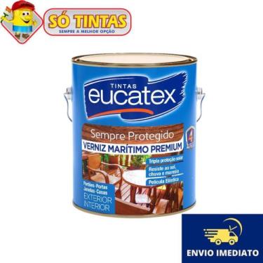 Imagem de Eucatex Verniz Marítimo 3,6L Brilhante Acabamento Premium P/ Madeira N