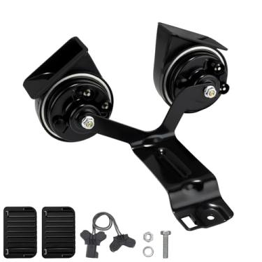 Imagem de FARBIN Buzina de carro para Ford Explorer 2016 2017 2018 2019, montagem de buzina com suporte GB5Z-13832-A (para Ford Explorer 2016-2019)