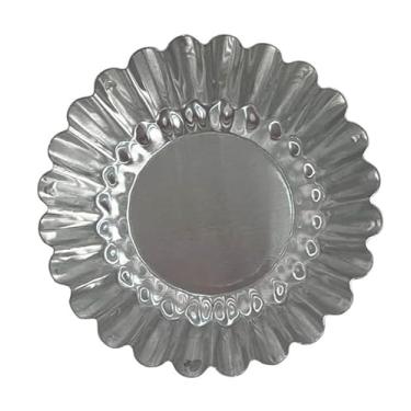 Imagem de ASEANAO 10 moldes de alumínio para pudim de torta de ovo, mini molde de bolo, forma de copo de muffin, latas antiaderentes reutilizáveis para cupcake ferramentas de pastelaria (39375)