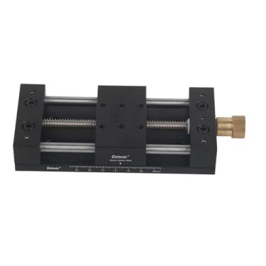 Imagem de S25HH0 Atuador de palco linear mesa deslizante manual liga de alumínio de alta precisão com base estágio deslizante estágio linear estágio trilho linear