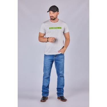 Imagem de Camiseta Masculina Manga Curta Original All Hunter, M, Mescla claro