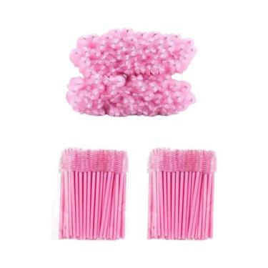 Imagem de 100pcs Escovas Descartáveis Para Cílios, Aplicadores De Máscara Micro 
