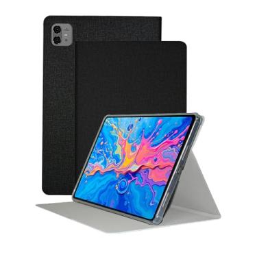 Imagem de Capa com suporte para tablet TECLAST Artpad Pro de 12,7 polegadas, interior de TPU à prova de choque FJIASTB e capa de poliuretano resistente a arranhões [2 em 1] Capa com hibernar/despertar