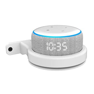 Imagem de Dpofirs Suporte de Parede para Alto-falante, Suporte Seguro para Economia de Espaço para Ponto 3ª Geração 4ª Geração para Cozinha, Sala de Estar, Banheiro, Quarto, Material Abs Premium (Eco ponto)