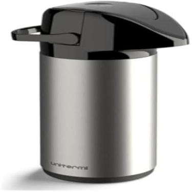 Imagem de Garrafa termica para liquidos quente e frio, aco inoxidavel, alta capacidade, pratica, azul